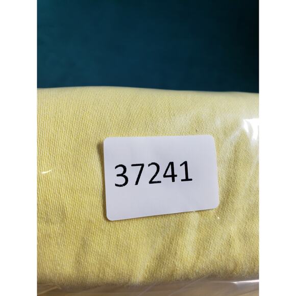 Michael Kors Jeans Size 12 Womens Yellow Pants Denim Logo Mid Rise Izzy Skinny - Picture 13 of 13